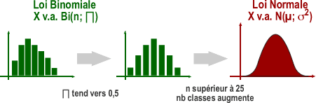 De la loi binomiale à la loi Normale